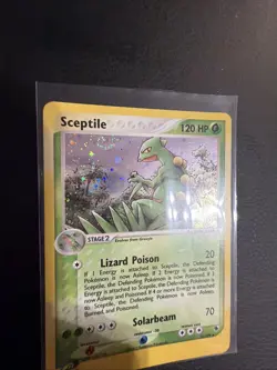 2003 Pokemon Ruby And Sapphire Sceptile 11/109 Swirl Has Dent MP - Image 3
