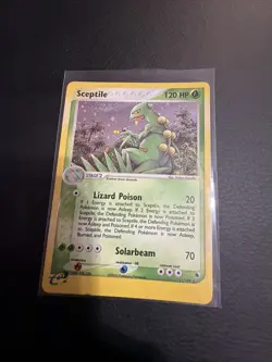 2003 Pokemon Ruby And Sapphire Sceptile 11/109 Swirl Has Dent MP - Image 4