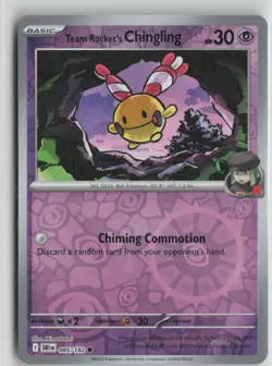 Team Rocket's Chingling 085/182 Common Destined Rivals Pokemon Reverse Holo NM - Image 1