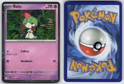 Ralts 058/132 Common Mega Evolution Pokemon Cosmo Holo NM - Image 3