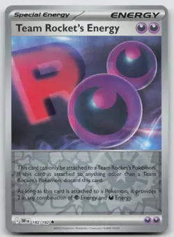 Team Rocket's Energy 217/217 Uncommon Ascended Heroes Pokemon Reverse Holo NM - Image 1