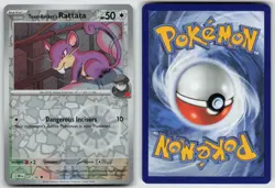 Team Rocket's Rattata 147/182 Common Destined Rivals Pokemon Reverse Holo NM - Image 3