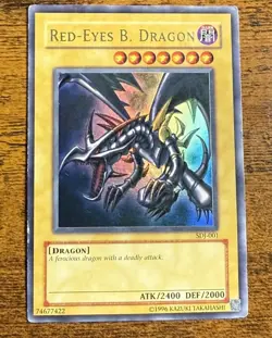 Yugioh Red-Eyes B. Dragon SDJ-001 - Image 3