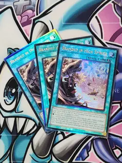 YUGIOH RA05-EN067 Branded in High Spirits Ultimate Rare 1ST EDITION PLAYSET - Image 1