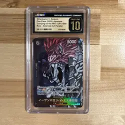 Ethanbaron V. Nusjaro One Piece 2025 Jpn OP13-80 Alternate Art CGC 10 Pristine - Image 1