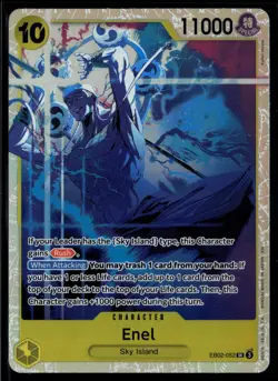 Enel EB02-052 Extra Booster: Anime 25th Collection Super Rare One Piece - Image 1