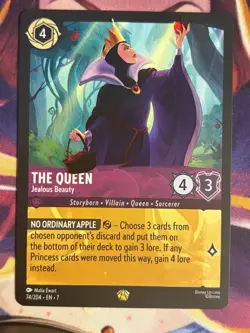 THE QUEEN JEALOUS BEAUTY 74/204 Legendary Disney Lorcana Archazia's Island - Image 1
