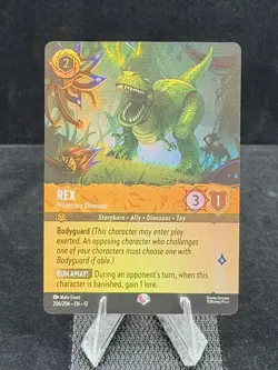 Disney Lorcana-Wilds Unknown-Rex-Protective Dinosaur-#206-Epic- M/NM - Image 4