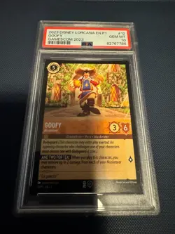 Goofy Musketeer 12/P1 EN - Gamescom 2023 Disney Lorcana Promo - PSA 10 - Image 1
