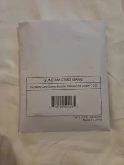 Gundam Card Game Booster Release Kit BKIT-03 English SEALED - Image 1