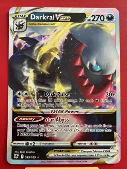 JUMBO CARD - Pokemon Astral Radiance - Darkrai VSTAR - 099/189 - Full Art - M/NM - Image 2