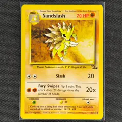 Sandslash - 41/62 - Uncommon - Fossil Set - Pokemon Card - NM/M - Image 1