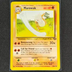 Marowak - 39/64 - Uncommon - Jungle Set - Pokemon Card - NM/M - Image 1