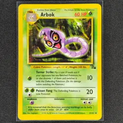 Arbok - 31/62 - Uncommon - Fossil Set- Pokemon Card - NM/M - Image 1