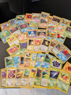Nintendo Pokemon TCG Vintage 49 Card Lot - All 1st Edition - Image 1