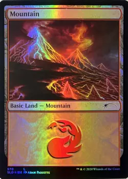 Mountain (570) - MTG Magic - Secret Lair Drop Series - Foil - Factory Sealed - Image 1