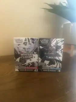 Pokemon Centre TCG: White Flare & Black Bolt Booster Bundle X2 - in hand - Image 1