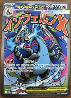 Mega Charizard X ex 023 Holo Promo ME: Mega Evolution Promo Pokemon Near Mint - Image 1