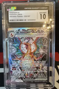 Obsidian Flames Charizard ex SIR 223/197 CGC 10 GEM MINT Pokemon Card - Image 2