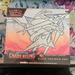 Pokemon TCG: Chaos Rising POKEMON CENTER ETB Elite Trainer Box IN HAND ✅ - Image 1