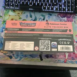 Pokemon TCG: Chaos Rising POKEMON CENTER ETB Elite Trainer Box IN HAND ✅ - Image 4