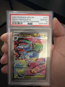 2025 Pokemon Mega Evolution Mega Venusaur ex 177/132 SIR PSA 10 Gem Mint - Image 1