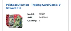Pokemon TCG Tyranitar V Strikers Tin - NEW, Factory Sealed - Tin Damage! - Image 1
