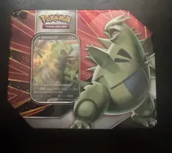 Pokemon TCG Tyranitar V Strikers Tin - NEW, Factory Sealed - Tin Damage! - Image 2