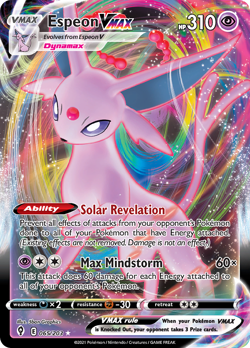 Espeon VMAX 065/203 Holo VMAX Rare Evolving Skies NM/M Pokemon - Image 4