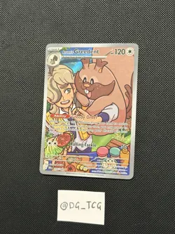 Pokemon Destined Rivals - Arven’s Greedent - 205/182 - Illustration Art - M/NM - Image 4