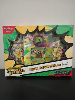 Pokemon Mega Evolution Ascended Heroes Mega Meganium Ex Box Factory Sealed - Image 1