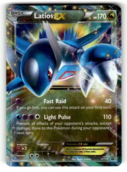 Latios EX XY72 Promo XY Promo Pokemon Damaged - Image 1