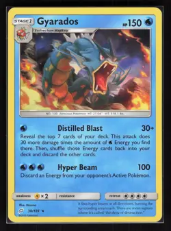 Gyarados Holo Holo Rare Pokemon SM - Team Up 30/181 NM - Image 1