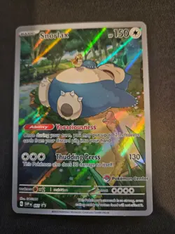SNORLAX SVP051 POKEMON CENTER STAMPED 151 PROMO - Image 1