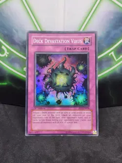 Yugioh Deck Devastation Virus FET-EN058 1st Edition Super Rare LP - Image 1