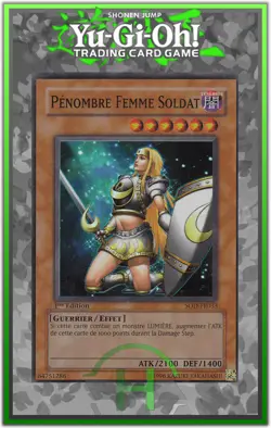 Penombre Femme Soldat - SOD-FR033 - Carte Yu-Gi-Oh Francaise - Image 1