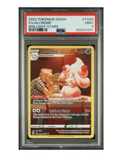 PSA 9 Mint 2022 POKEMON SWORD & SHIELD BRILLIANT STARS #TG08 FA/ALCREMIE - Image 1