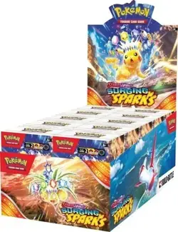 Pokemon SV8 Surging Sparks Build & Battle Kit Display Case Box (10 Kits) SEALED - Image 1