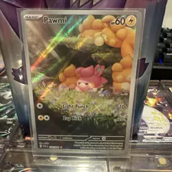 PAWMI 226/091 PALDEAN FATES POKEMON (ILLUSTRATION RARE, NM) - Image 1