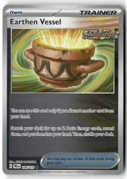 Earthen Vessel 106 Reverse Holo SV: Prismatic Evolutions Pokemon Reverse Holo NM - Image 1