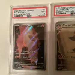 CHARIZARD EX #199 CHARMANDER #168 CHARMELEON #169 POKEMON S&V 151 2023 PSA 9 SET - Image 3