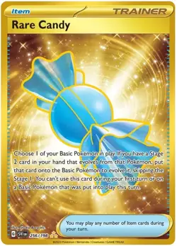 Rare Candy 256/198 Scarlet & Violet Base Hyper Rare Holo Pokemon MP - Image 1