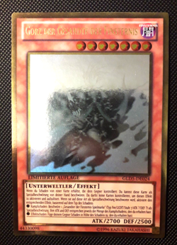 Yu-Gi-Oh! Gorz der Gesandte der Finsternis, GLD5-DE024, Ghost Rare, Lim.A., NM - Image 1