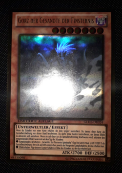Yu-Gi-Oh! Gorz der Gesandte der Finsternis, GLD5-DE024, Ghost Rare, Lim.A., NM - Image 2