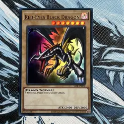Yugioh Red-Eyes Black Dragon LOB-EN070 Ultra Rare 25th Anniversary NM - Image 1