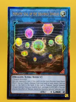 Yu-Gi-Oh! Hieratic Seal of the Heavenly Spheres RA02-EN039 1st Edition FREE SHIP - Image 2