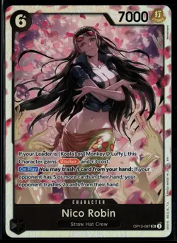 Nico Robin OP12-087 Legacy of the Master Super Rare One Piece - Image 1