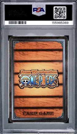 PSA 8 2004 BANDAI ONE PIECE CCG JAPANESE DEVIL FRUIT RHAPSODY C25R SMOKER - Image 2
