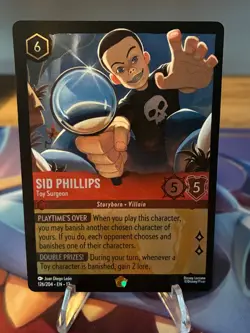 Disney Lorcana TCG - Sid Phillips - Toy Surgeon 126/204 - Legendary Foil - Wilds - Image 1
