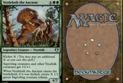 MTG FOIL Verdeloth the Ancient – Commander Masters Card - Image 1
